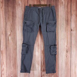 *FLAWS* Kuwalla Tee Mens Size XXL Utility Pants Gray Cargo KUL-UP2239
